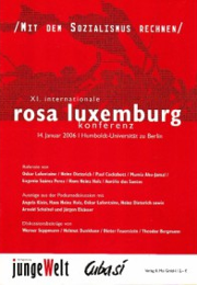 Brosch&uuml;re zur Rosa-Luxemburg-Konferenz 2006