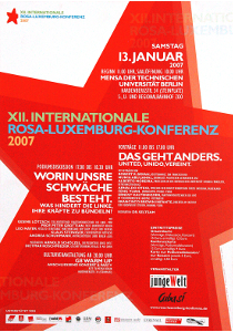 Rosa-Luxemburg-Konferenz 2007