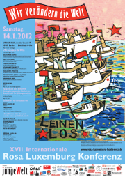 Plakat zur Rosa-Luxemburg-Konferenz 2012