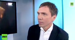 Iwan Rodionow im Studio von RT Deutsch. Screenshot: Youtube