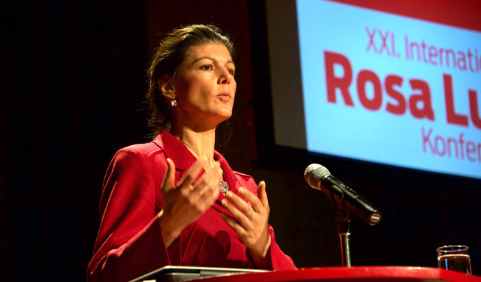 Sahra Wagenknecht. Foto: Gabriele Senft