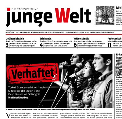 junge Welt, 25.11.2016