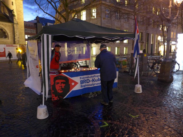 Infostand am 5. November 2019 in Bonn