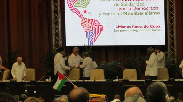 Antiimperialistische Treffen für Solidarität, für Demokratie und gegen den Neoliberalismus, 1.-3. November 2019 in Havanna