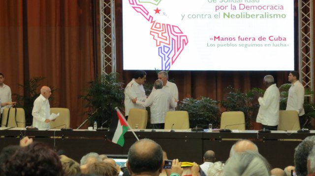 Antiimperialistische Treffen für Solidarität, für Demokratie und gegen den Neoliberalismus, 1.-3. November 2019 in Havanna