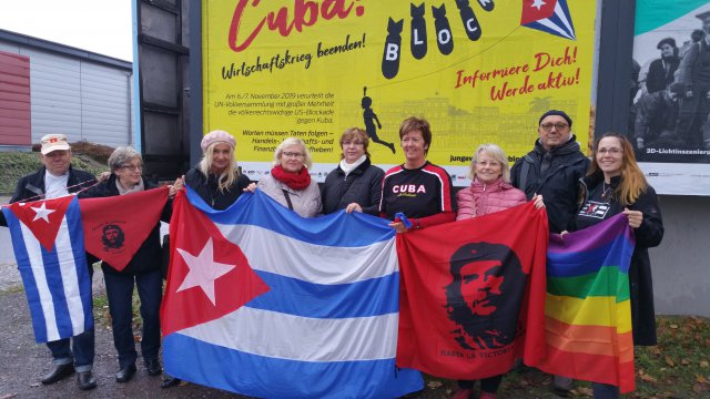 Am 6. November versammelten sich Kuba-Freunde in Magdeburg