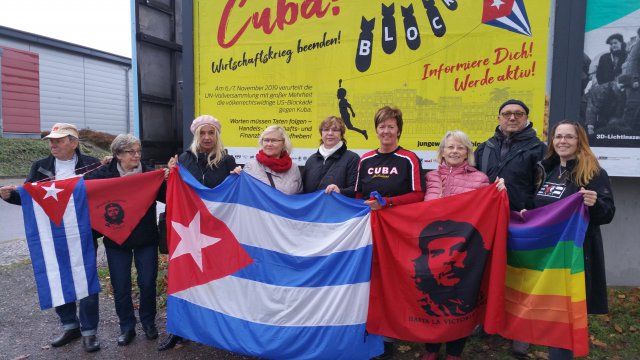 Am 6. November versammelten sich Kuba-Freunde in Magdeburg
