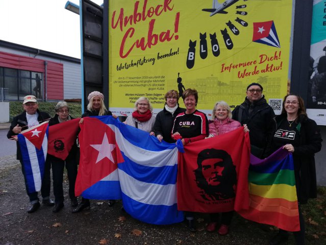 Am 6. November versammelten sich Kuba-Freunde in Magdeburg