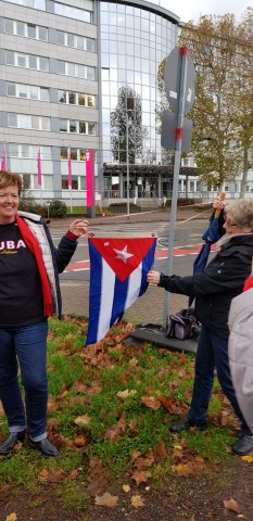 Am 6. November versammelten sich Kuba-Freunde in Magdeburg